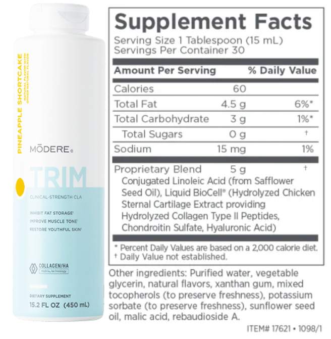 Trim Pineapple Shortcake with CLA